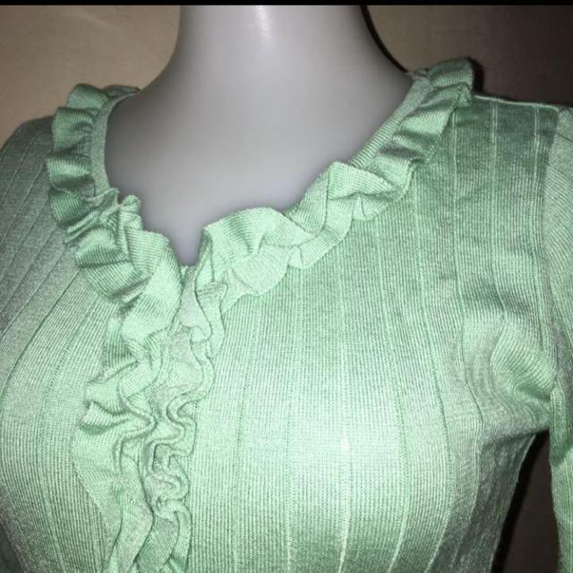 7-ID concept  セブンアイディーコンセプトセーター フリルニット トップス  38 セーター カットソー < 女性ファッション  7-ID concept  セブンアイディーコンセプトセーター フリルニット トップス  38 セーター カットソー < 女性ファッションの