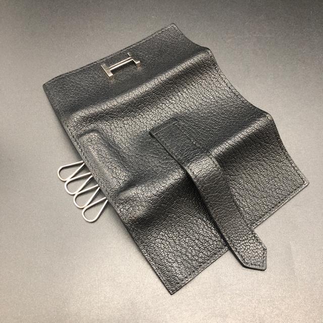 即決 HERMES エルメス 4連 キーケース ブラック < ブランド  即決 HERMES エルメス 4連 キーケース ブラック < ブランドの