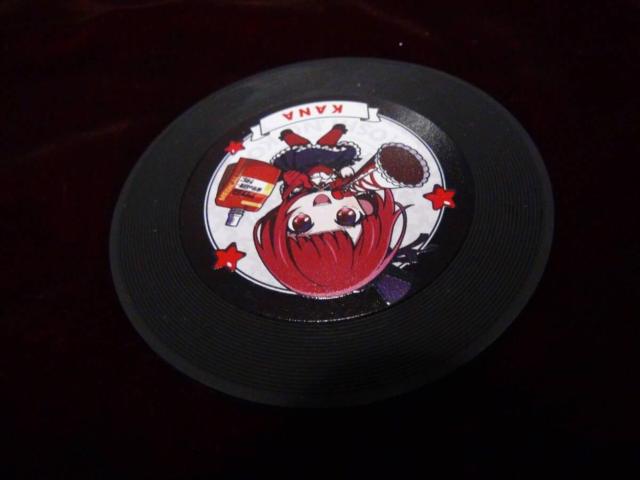 アリナミンのオリジナルレコードコースター非売品KANA !。 < アニメ/コミック/キャラクター  アリナミンのオリジナルレコードコースター非売品KANA !。 < アニメ/コミック/キャラクターの