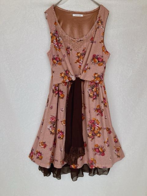 axes femme アクシーズ 花柄 ノースリーブ ワンピース M N2m < ブランド  axes femme アクシーズ 花柄 ノースリーブ ワンピース M N2m  < ブランドの