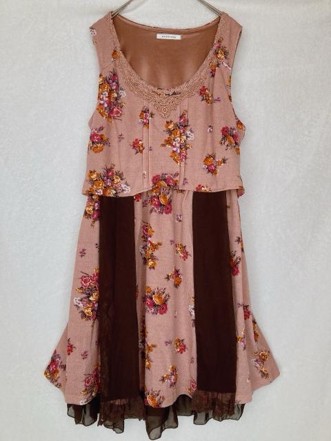 axes femme アクシーズ 花柄 ノースリーブ ワンピース M N2m < ブランド  axes femme アクシーズ 花柄 ノースリーブ ワンピース M N2m < ブランドの