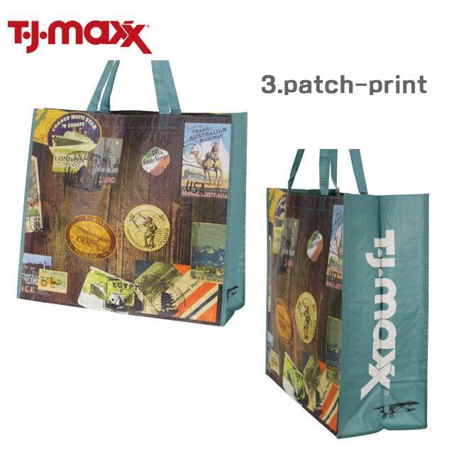 T.J.Maxx 地名バナー広告ラベル パッチラベル 特大エコバッグ < 女性ファッション  T.J.Maxx 地名バナー広告ラベル パッチラベル 特大エコバッグ < 女性ファッションの