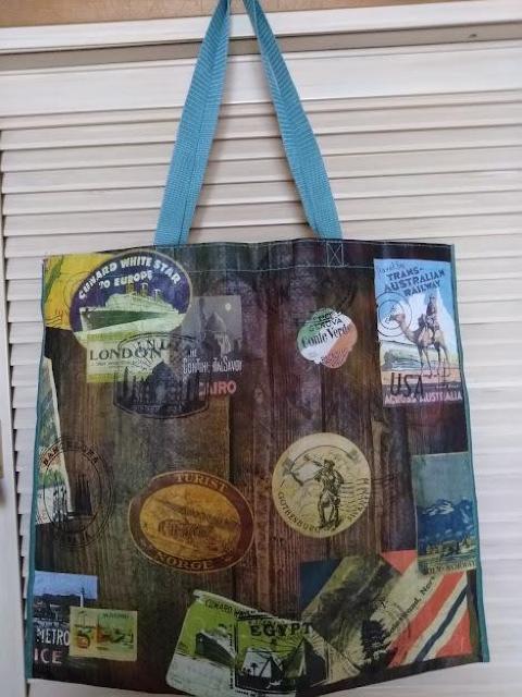 T.J.Maxx 地名バナー広告ラベル パッチラベル 特大エコバッグ < 女性ファッション  T.J.Maxx 地名バナー広告ラベル パッチラベル 特大エコバッグ < 女性ファッションの