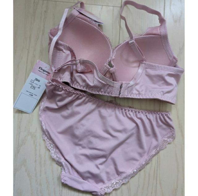 C75/L★脇高フラワーレースブラジャーショーツセット★底厚モールドカップ★新品★送料無料 < 女性ファッション  C75/L★脇高フラワーレースブラジャーショーツセット★底厚モールドカップ★新品★送料無料 < 女性ファッションの