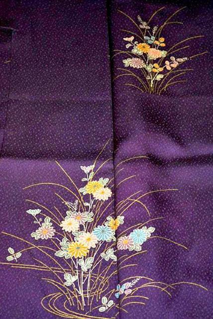 付下げ 中古 着物 送料無料 最高級 美品 金彩 流水花分 花柄 身丈155cm 裄丈62.5cm 正絹 フォーマル T3674 < 女性ファッション 付下げ 中古 着物 送料無料 最高級 美品 金彩 流水花分 花柄 身丈155cm 裄丈62.5cm 正絹 フォーマル T3674 < 女性ファッションの