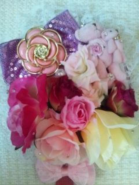 カメリア&クマ付きゴージャス手鏡◆ < 女性ファッション  カメリア&クマ付きゴージャス手鏡◆ < 女性ファッションの