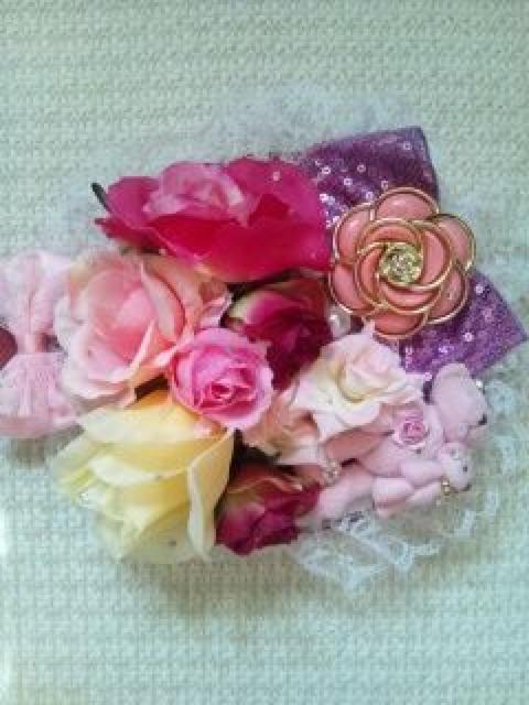 カメリア&クマ付きゴージャス手鏡◆ < 女性ファッション  カメリア&クマ付きゴージャス手鏡◆ < 女性ファッションの