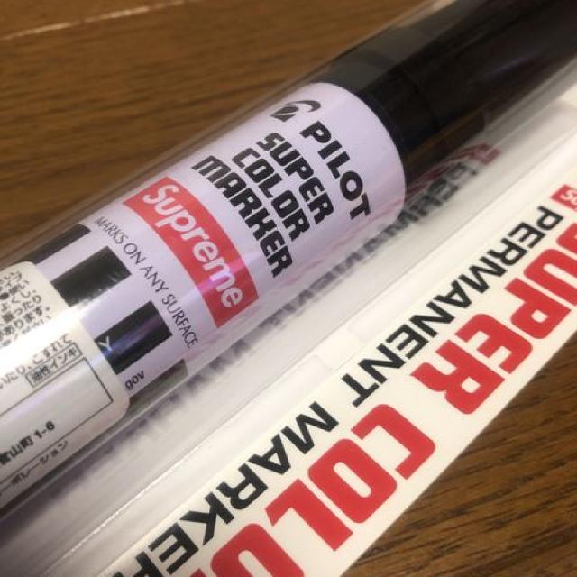 18FW SUPREME Pilot Marker Black pCbg}[J[  uh 