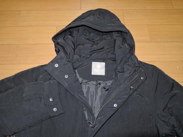 新品ナノユニバースnano・universe マウンテンパーカーJKT 黒M < ブランド 新品ナノユニバースnano・universe マウンテンパーカーJKT 黒M < ブランドの