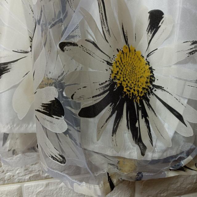 OLIVEdesOLIVEE★新品★オーガンジー花柄スカート/イエロー < ブランド  OLIVEdesOLIVEE★新品★オーガンジー花柄スカート/イエロー < ブランドの