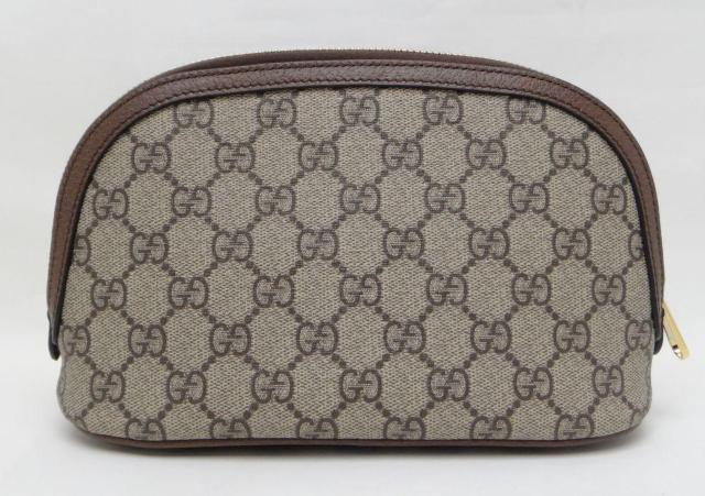 グッチ GGスプリーム ラージ コスメティックケース ベージュ×ブラウン 美品 送料無料 < ブランド グッチ GGスプリーム ラージ コスメティックケース ベージュ×ブラウン 美品 送料無料 < ブランドの