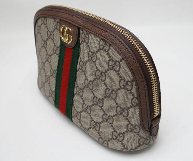 グッチ GGスプリーム ラージ コスメティックケース ベージュ×ブラウン 美品 送料無料 < ブランド グッチ GGスプリーム ラージ コスメティックケース ベージュ×ブラウン 美品 送料無料 < ブランドの