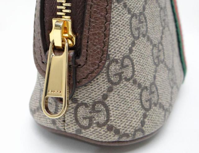 グッチ GGスプリーム ラージ コスメティックケース ベージュ×ブラウン 美品 送料無料 < ブランド グッチ GGスプリーム ラージ コスメティックケース ベージュ×ブラウン 美品 送料無料 < ブランドの