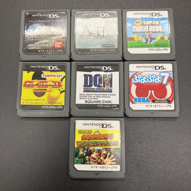 ���� Nintendo �C�V�� DS�\�t�g 7�Z�b�g  �� �Q�[���{��/�\�t�g�� 