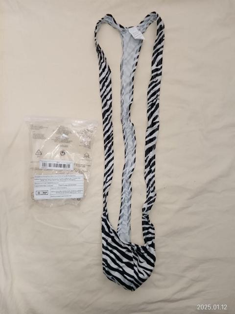 メンズセクシーゼブラプリントビキニボディスーツ < 男性ファッション メンズセクシーゼブラプリントビキニボディスーツ < 男性ファッションの