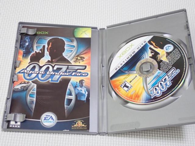 xboxJAMES BOND 007 AGENT UNDER FIRE PLATINUM HITS CO  Q[{/\tg 