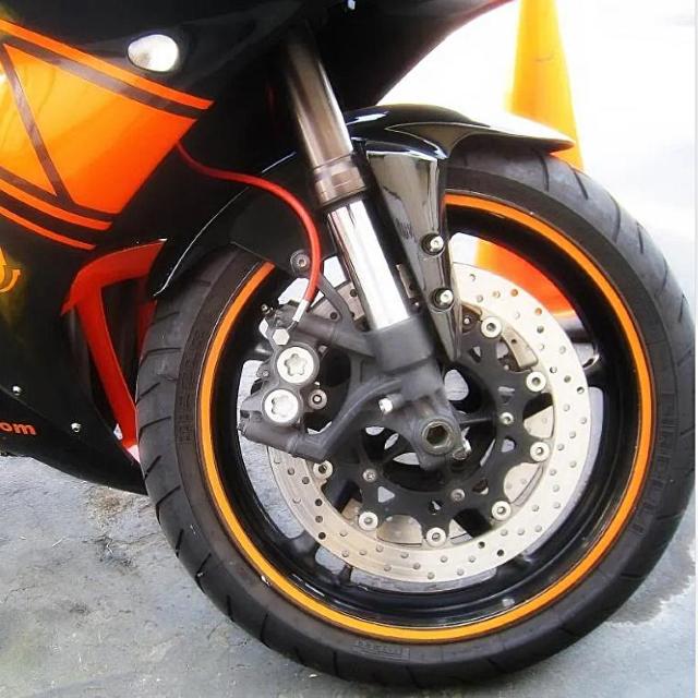 反射 リムステッカー 17インチ/18インチ オレンジ 1台分 バイク 自動車 自転車 ホイール リムライン 汎用 橙 < 自動車/バイク 反射 リムステッカー 17インチ/18インチ オレンジ 1台分 バイク 自動車 自転車 ホイール リムライン 汎用 橙 < 自動車/バイク