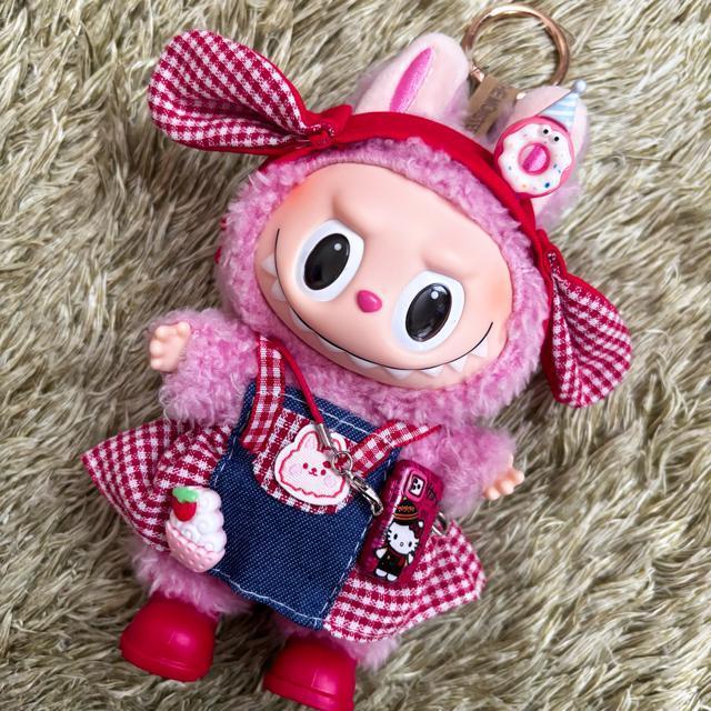 ラブブ ぬいぐるみ LABUBU マカロン ピンク 服 可愛い 新品 < おもちゃ  ラブブ ぬいぐるみ LABUBU マカロン ピンク 服 可愛い 新品  < おもちゃの