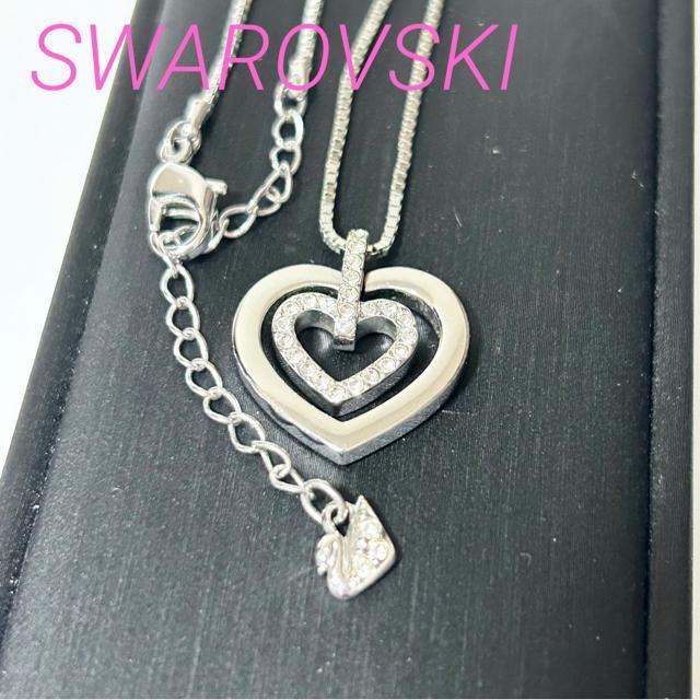 ���i SWAROVSKI �X�����t�X�L�[ ���C���X�g�[�� �n�[�g �l�b�N���X �y���_���g ���f�B�[�X �V���o�[  �� �u�����h�� 
