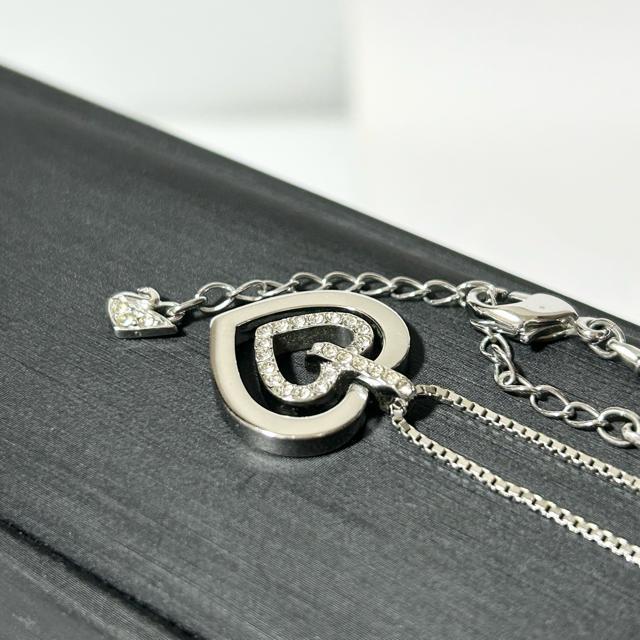 ���i SWAROVSKI �X�����t�X�L�[ ���C���X�g�[�� �n�[�g �l�b�N���X �y���_���g ���f�B�[�X �V���o�[ �� �u�����h�� 