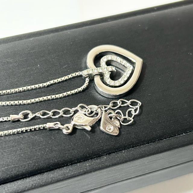 ���i SWAROVSKI �X�����t�X�L�[ ���C���X�g�[�� �n�[�g �l�b�N���X �y���_���g ���f�B�[�X �V���o�[ �� �u�����h�� 