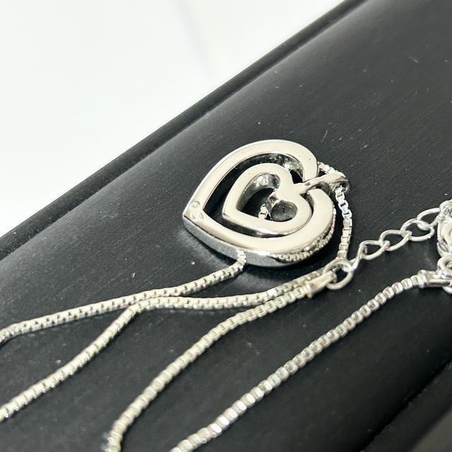 ���i SWAROVSKI �X�����t�X�L�[ ���C���X�g�[�� �n�[�g �l�b�N���X �y���_���g ���f�B�[�X �V���o�[ �� �u�����h�� 