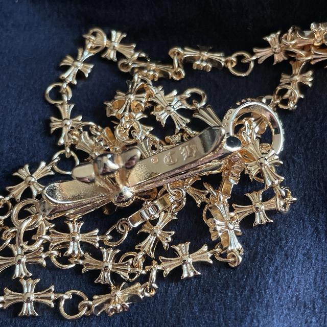 クロスチェーン クロス ch刻印 22K加工 ロザリオ ネックレス silver925 刻印入り < 男性アクセサリー/時計 クロスチェーン クロス ch刻印 22K加工 ロザリオ ネックレス silver925 刻印入り < 男性アクセサリー/時計の