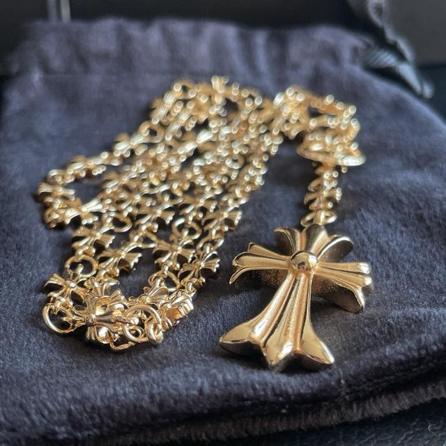 クロスチェーン クロス ch刻印 22K加工 ロザリオ ネックレス silver925 刻印入り < 男性アクセサリー/時計 クロスチェーン クロス ch刻印 22K加工 ロザリオ ネックレス silver925 刻印入り < 男性アクセサリー/時計の