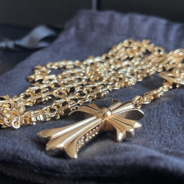 クロスチェーン クロス ch刻印 22K加工 ロザリオ ネックレス silver925 刻印入り < 男性アクセサリー/時計 クロスチェーン クロス ch刻印 22K加工 ロザリオ ネックレス silver925 刻印入り < 男性アクセサリー/時計の