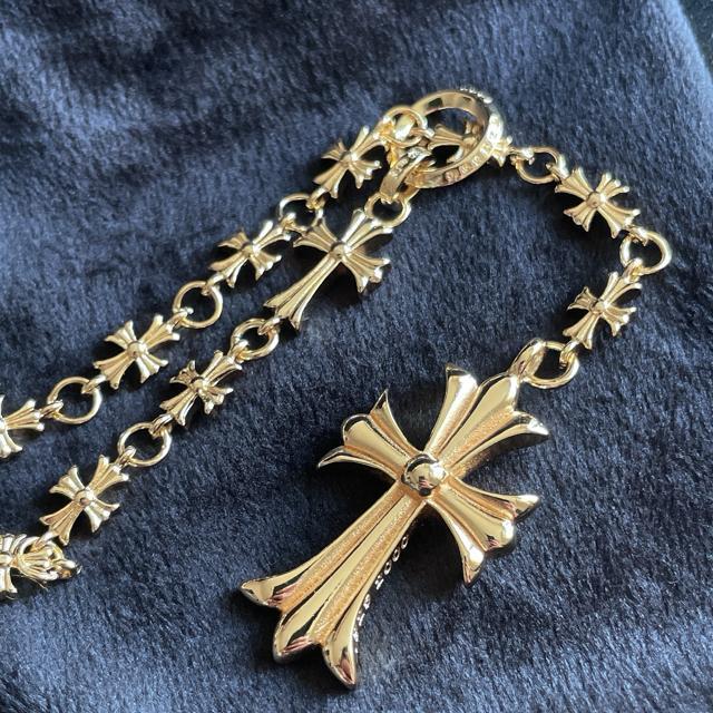 クロスチェーン クロス ch刻印 22K加工 ロザリオ ネックレス silver925 刻印入り < 男性アクセサリー/時計 クロスチェーン クロス ch刻印 22K加工 ロザリオ ネックレス silver925 刻印入り < 男性アクセサリー/時計の