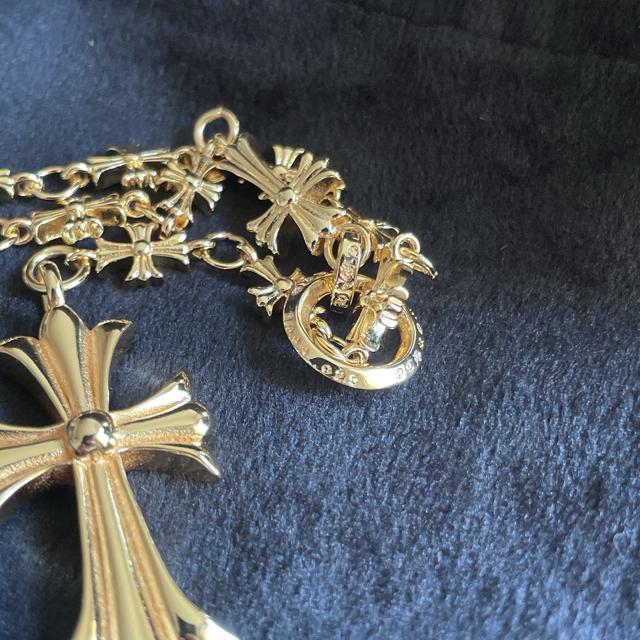 クロスチェーン クロス ch刻印 22K加工 ロザリオ ネックレス silver925 刻印入り < 男性アクセサリー/時計 クロスチェーン クロス ch刻印 22K加工 ロザリオ ネックレス silver925 刻印入り < 男性アクセサリー/時計の