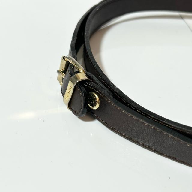 FENDI フェンディ パイソン型押し カーフ レザー ショルダー バッグ ブラウン ロゴ型押し < ブランド FENDI フェンディ パイソン型押し カーフ レザー ショルダー バッグ ブラウン ロゴ型押し < ブランドの