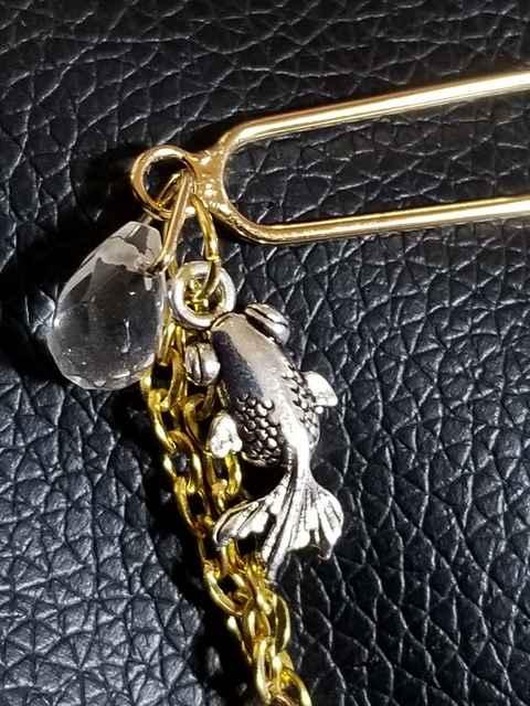 かんざし、3色出目金&水晶 < 女性ファッション  かんざし、3色出目金&水晶 < 女性ファッションの