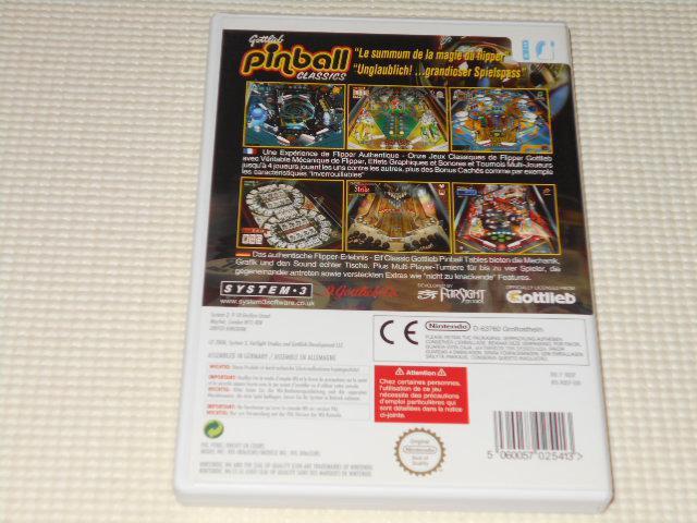 WiiGOTTLIEB PINBALL CLASSICS CO  Q[{/\tg 
