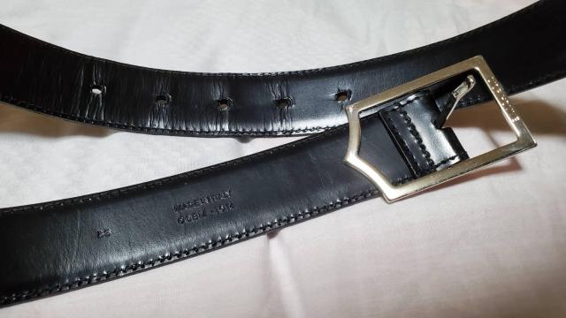 正規美 レア ディオールオム シャイニーDバックル ミニマル レザーベルト 黒 85 28 クラシック スーツ◯デニム < ブランド  正規美 レア ディオールオム シャイニーDバックル ミニマル レザーベルト 黒 85 28 クラシック スーツ◯デニム < ブランドの