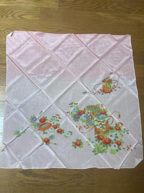 1508.未使用☆和花柄ふろしき☆丹後ちりめん < インテリア/ライフ  1508.未使用☆和花柄ふろしき☆丹後ちりめん < インテリア/ライフの