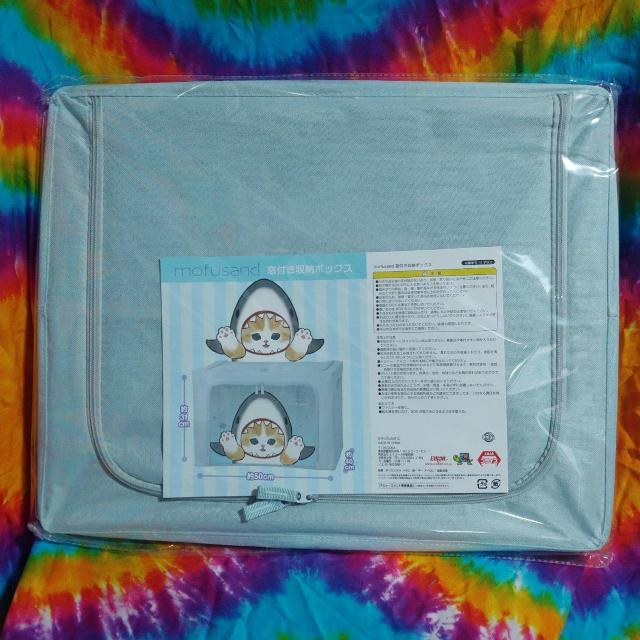 □モフサンド□窓付き収納ボックス□サメ着ぐるみ猫ちゃんキャラ□mofusand□鮫&ネコ□ < アニメ/コミック/キャラクター  □モフサンド□窓付き収納ボックス□サメ着ぐるみ猫ちゃんキャラ□mofusand□鮫&ネコ□  < アニメ/コミック/キャラクターの