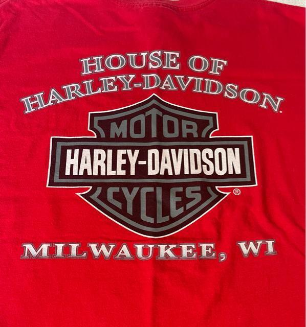 HARLEY-DAVIDSON ハーレーダビッドソン Tシャツ Mサイズ MADE IN MEXICO オフィシャル正規品 古着 < 男性ファッション  HARLEY-DAVIDSON ハーレーダビッドソン Tシャツ Mサイズ MADE IN MEXICO オフィシャル正規品 古着 < 男性ファッションの