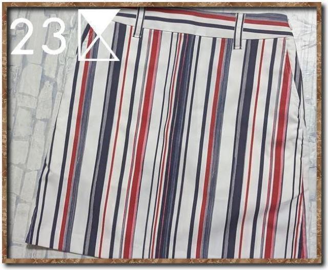 23区 ゴルフ ストライプミニスカート 白系 < レジャー/スポーツ  23区 ゴルフ ストライプミニスカート 白系  < レジャー/スポーツの