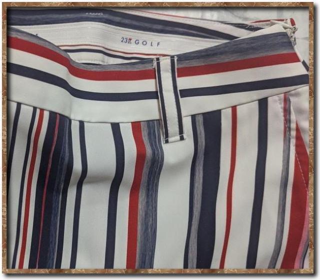 23区 ゴルフ ストライプミニスカート 白系 < レジャー/スポーツ  23区 ゴルフ ストライプミニスカート 白系 < レジャー/スポーツの