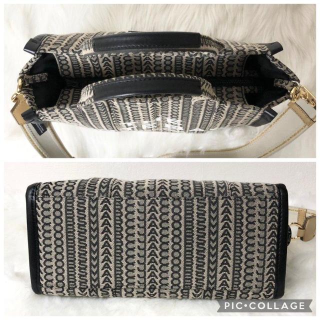 【極美品】マークジェイコブス トートバッグ ショルダーバッグ 2way モノグラム ジャカード ミディアム < ブランド  【極美品】マークジェイコブス トートバッグ ショルダーバッグ 2way モノグラム ジャカード ミディアム < ブランドの