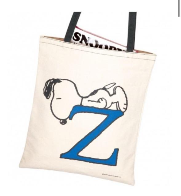 レタスクラブ雑誌付録★ スヌーピー SNOOPY 縦型トートバッグ < アニメ/コミック/キャラクター  レタスクラブ雑誌付録★ スヌーピー SNOOPY 縦型トートバッグ < アニメ/コミック/キャラクターの