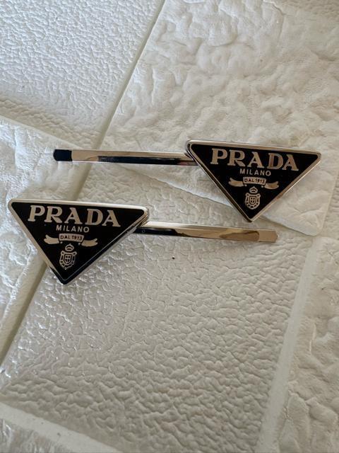 PRADAヴィンテージヘアピン ブラック2点セット < 女性アクセサリー/時計 PRADAヴィンテージヘアピン ブラック2点セット < 女性アクセサリー/時計の