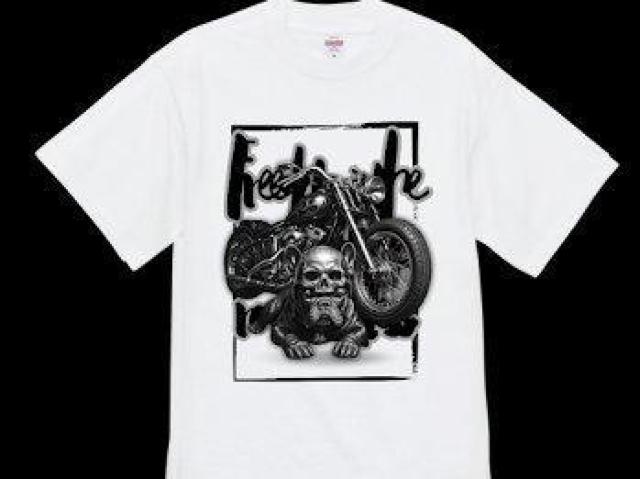 オープンエンド ヘヴィーウェイト Tシャツ犬 バイク スカル < 男性ファッション オープンエンド ヘヴィーウェイト Tシャツ犬 バイク スカル < 男性ファッションの
