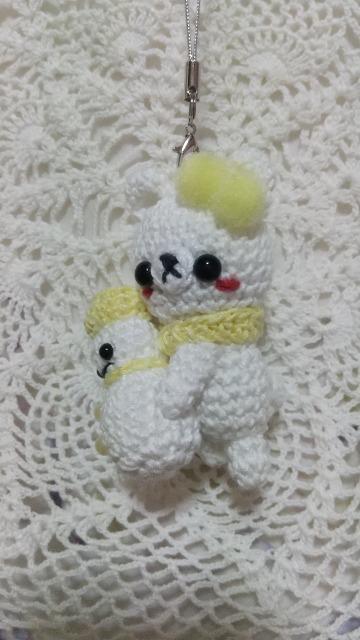雪だるまと白くま*編みぐるみストラップ < ペット/手芸/園芸 雪だるまと白くま*編みぐるみストラップ < ペット/手芸/園芸の
