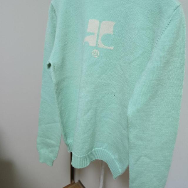 Courreges �N���[�W�� ���� �j�b�g �n�C�l�b�N�@1646 �� �u�����h�� 