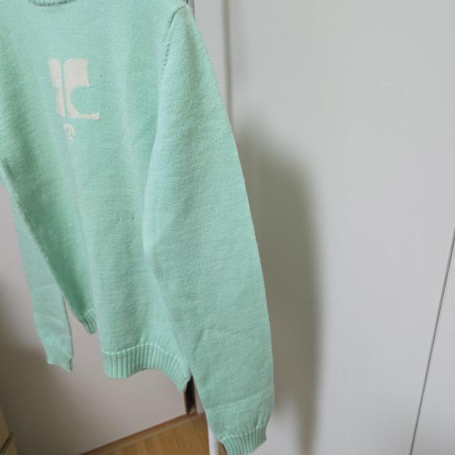 Courreges �N���[�W�� ���� �j�b�g �n�C�l�b�N�@1646 �� �u�����h�� 