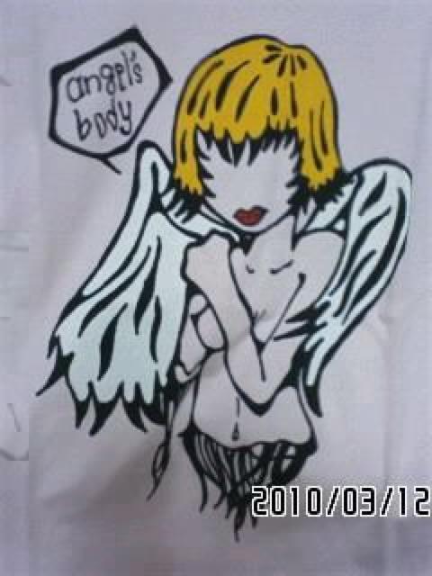 パステルピンク色エンジェルグラフィックTシャツ < 女性ファッション  パステルピンク色エンジェルグラフィックTシャツ  < 女性ファッションの