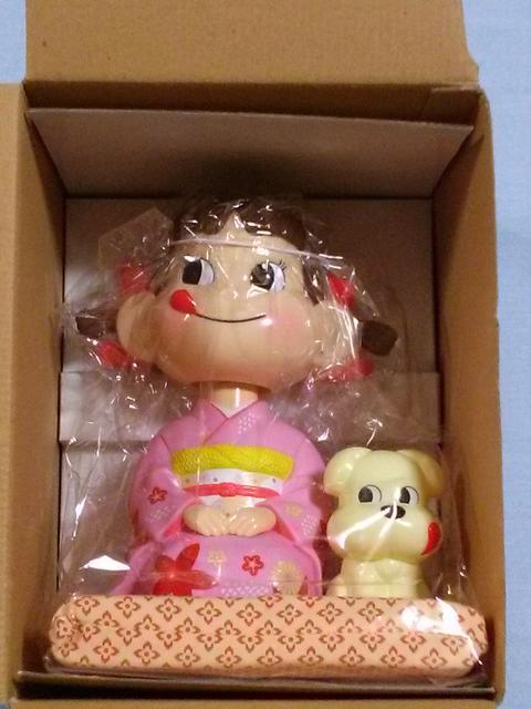 ○不二家 ペコちゃん おすわり首ふり人形○新品 < アニメ/コミック/キャラクター  ○不二家 ペコちゃん おすわり首ふり人形○新品 < アニメ/コミック/キャラクターの