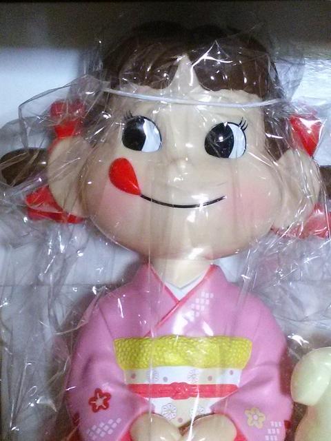 ○不二家 ペコちゃん おすわり首ふり人形○新品 < アニメ/コミック/キャラクター  ○不二家 ペコちゃん おすわり首ふり人形○新品 < アニメ/コミック/キャラクターの